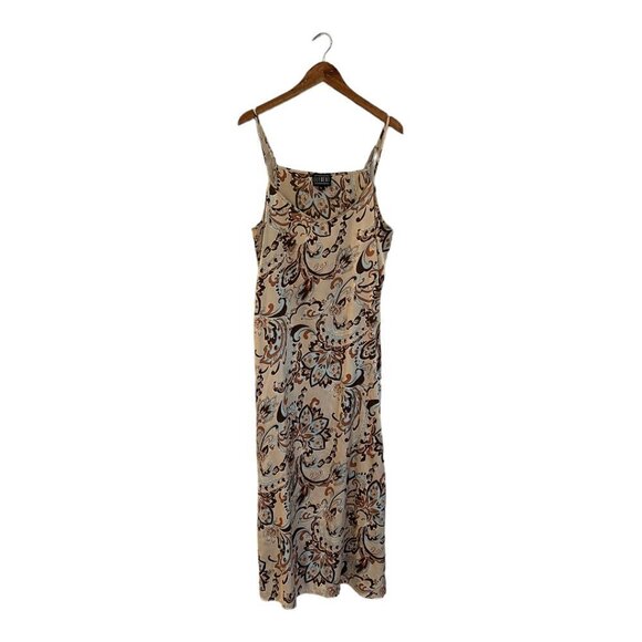 Element Satin Effect Paisley Dress Size XL - Picture 1 of 4